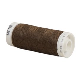 Bobine fil polyester 200m Oeko Tex fabriqué en Europe brun