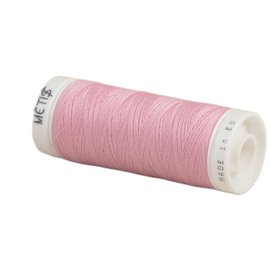 Bobine fil polyester 200m Oeko Tex fabriqué en Europe rose fort