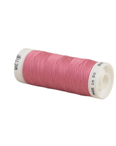 Spool of polyester thread 200m Oeko Tex made in Europe heavy pink