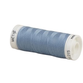 Bobine fil polyester 200m Oeko Tex fabriqué en Europe bleu barbeau