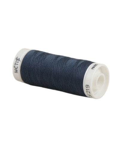 Bobine fil polyester 200m Oeko Tex fabriqué en Europe marine clair