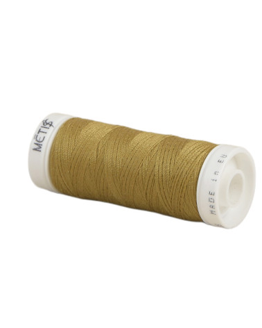 Bobina de hilo de poliéster 200m Oeko Tex fabricado en Europa amarillo comino
