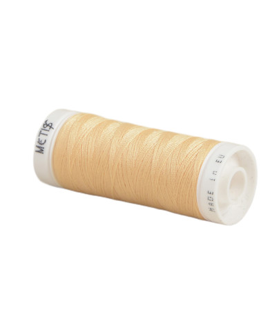 Bobina hilo poliéster 200m Oeko Tex fabricado en Europa melocotón naranja