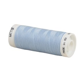 Bobine fil polyester 200m Oeko Tex fabriqué en Europe bleu glacon