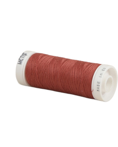 Spool of polyester thread 200m Oeko Tex made in Europe brick red