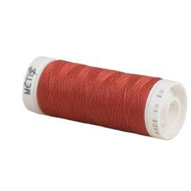 Bobine fil polyester 200m Oeko Tex fabriqué en Europe rouge espagnol