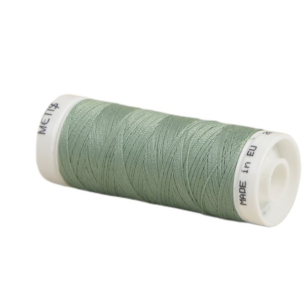 Bobine fil polyester 200m Oeko Tex fabriqué en Europe vert brouillard