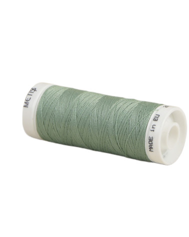 Bobine fil polyester 200m Oeko Tex fabriqué en Europe vert brouillard