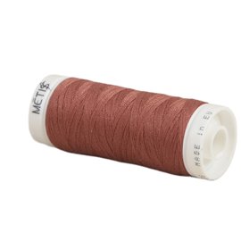 Bobine fil polyester 200m Oeko Tex fabriqué en Europe rouge brouillard