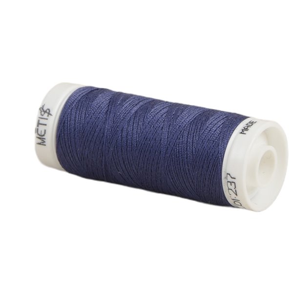 Bobine fil polyester 200m Oeko Tex fabriqué en Europe bleu violet