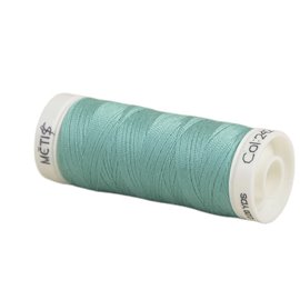 Bobine fil polyester 200m Oeko Tex fabriqué en Europe bleu aquamarine