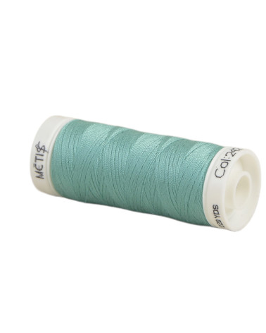 Spool of polyester thread 200m Oeko Tex made in Europe aquamarine blue