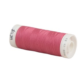 Bobine fil polyester 200m Oeko Tex fabriqué en Europe rouge cyclamen