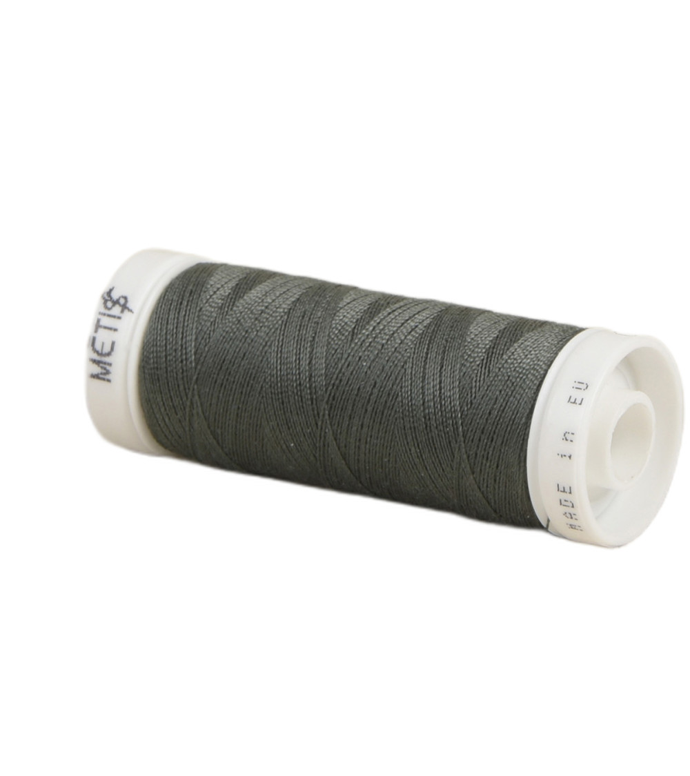 Polyester thread spool 200m Oeko Tex made in Europe fog gray