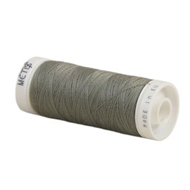 Bobine fil polyester 200m Oeko Tex fabriqué en Europe gris-vert