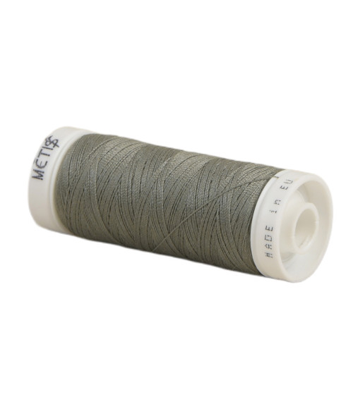 Spool of polyester thread 200m Oeko Tex made in Europe grey-green