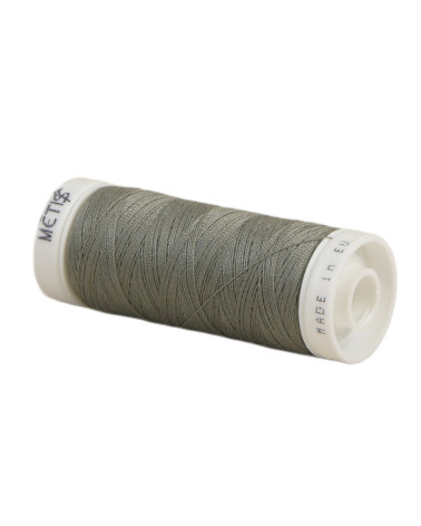 Spool of polyester thread 200m Oeko Tex made in Europe grey-green