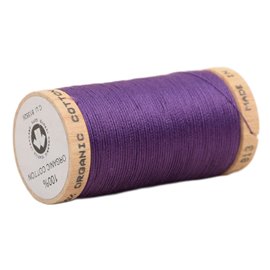 Bobine de fil 100% coton bio 275m violet