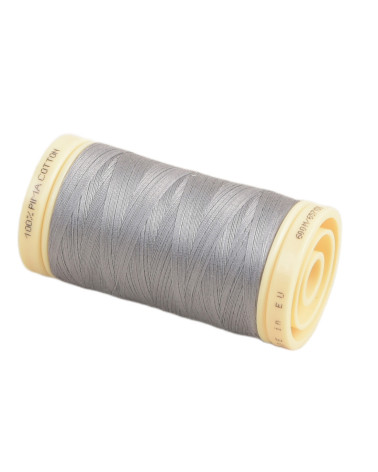 Spool of Pima Cotton Oeko Tex thread 600m light gray