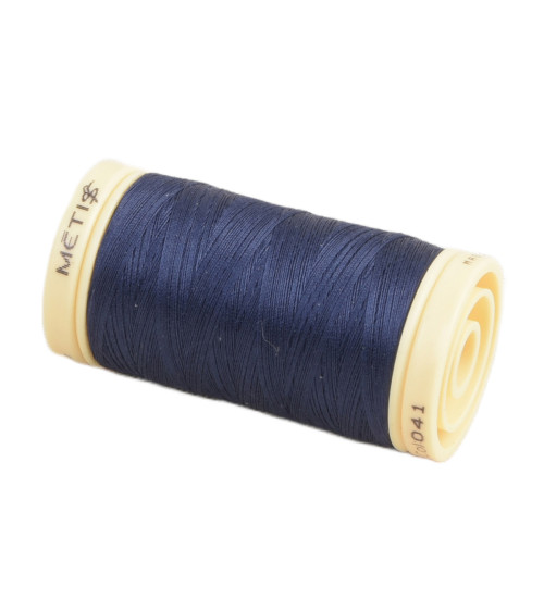 Bobine de fil Coton Pima Oeko Tex 600m bleu aurore