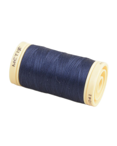 Bobine de fil Coton Pima Oeko Tex 600m bleu aurore