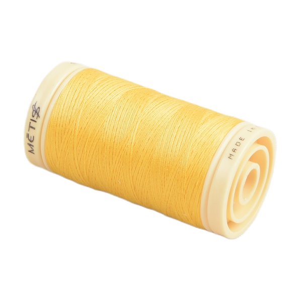 Bobine de fil Coton Pima Oeko Tex 600m jaune spectre