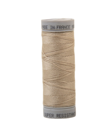 Super strong polyester thread 50m - Beige santa fe C401