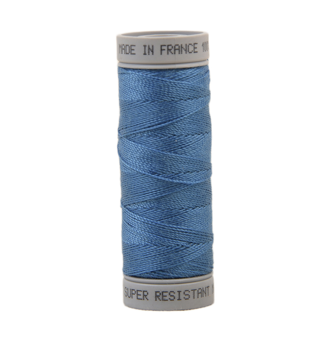 Fil super résistant polyester 50m - Bleu gitane C325