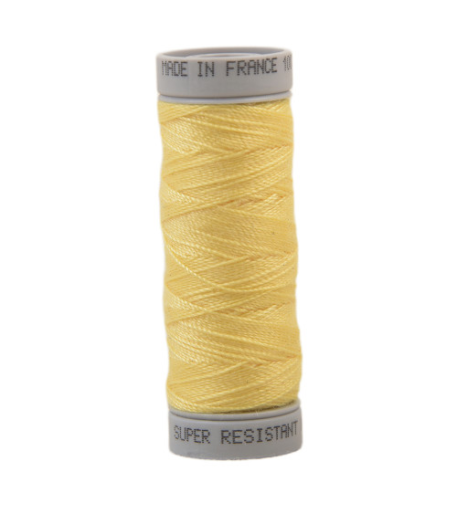 Fil super résistant polyester 50m - Jaune soleil C122