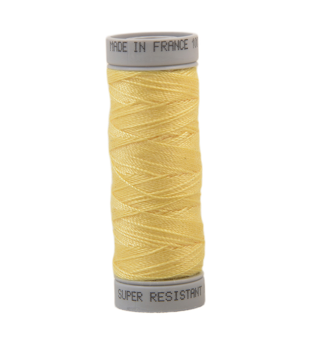 Fil super résistant polyester 50m - Jaune soleil C122