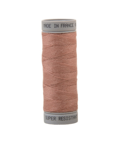 Super resistant polyester thread 50m - Old pink C244