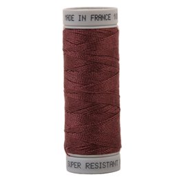 Fil super résistant polyester 50m - Rouge Bourgogne C262