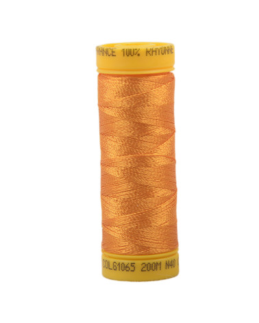 Spool of 100% viscose embroidery thread 200m - Orange Melon C65