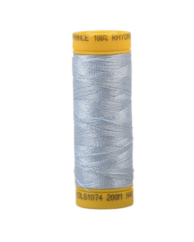 Bobina de hilo de bordar 100% viscosa 200m - Azul Iceberg C74