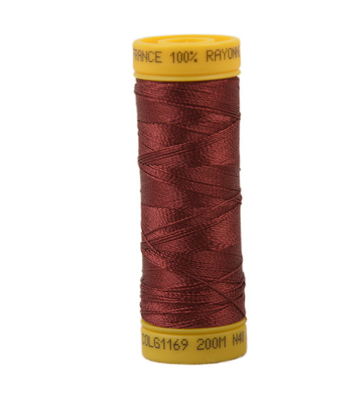 100% viscose embroidery thread spool 200m - Royge C169