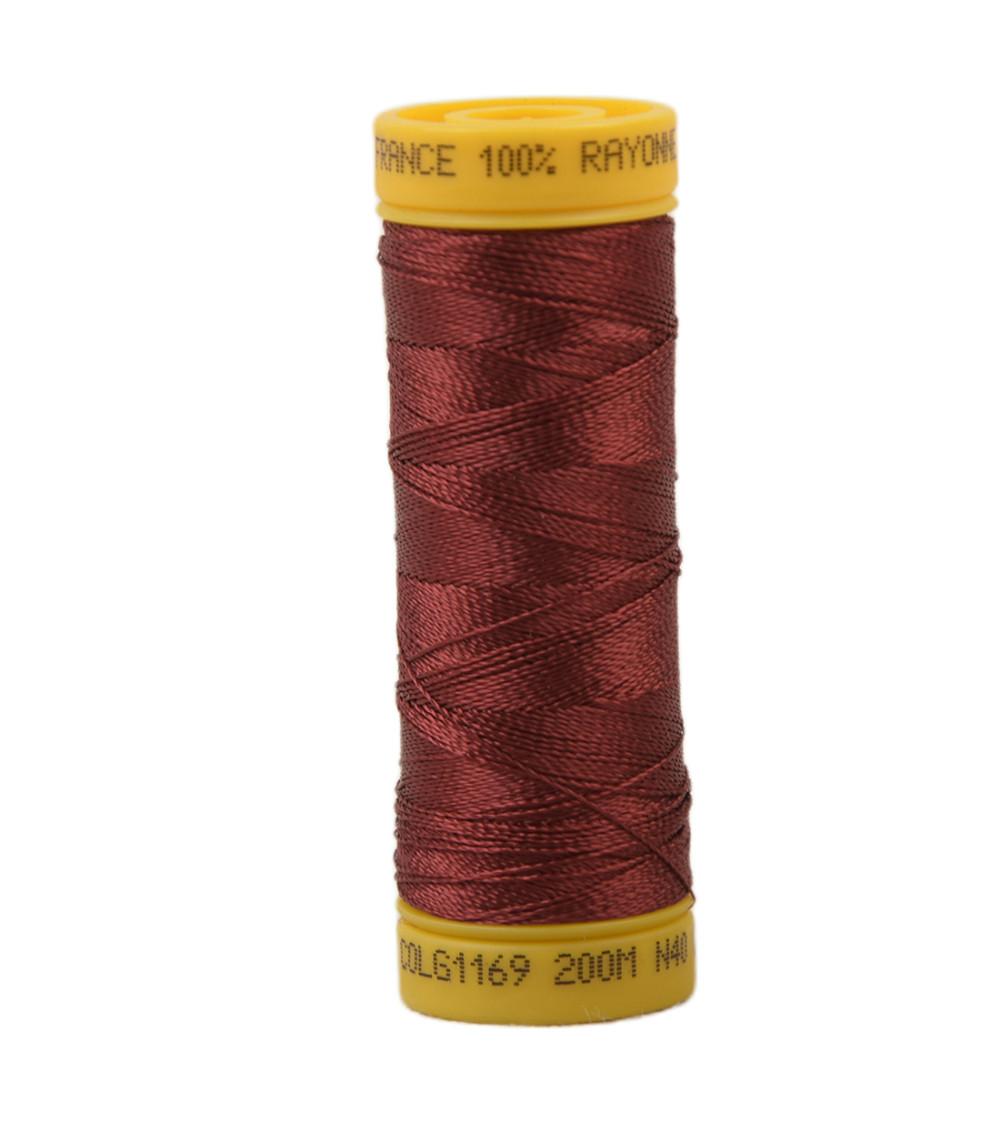 100% viscose embroidery thread spool 200m - Royge C169