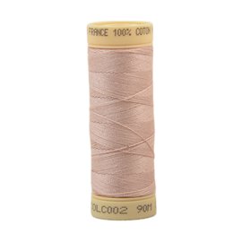 Bobine fil coton 90m fabriqué en France - Rose saumon C2