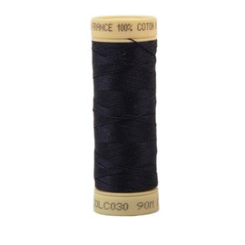 Bobine fil coton 90m fabriqué en France - Bleu marine C30