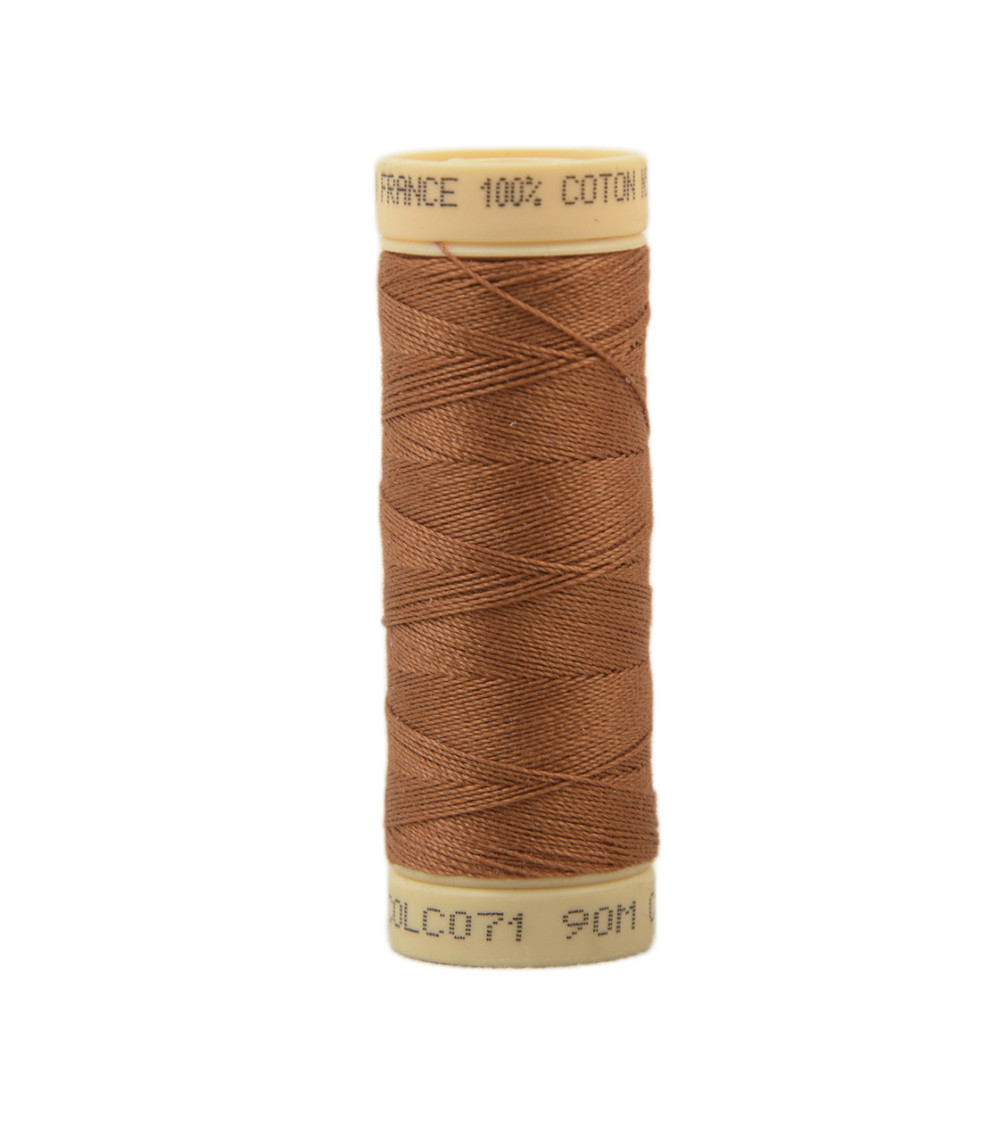 90m cotton thread spool made in France - Pain brule C71