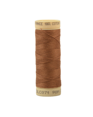 90m cotton thread spool made in France - Pain brule C71