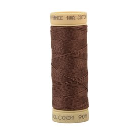 Bobine fil coton 90m fabriqué en France - Tabac C81