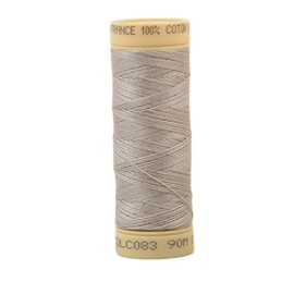Bobine fil coton 90m fabriqué en France - Gris clair C83