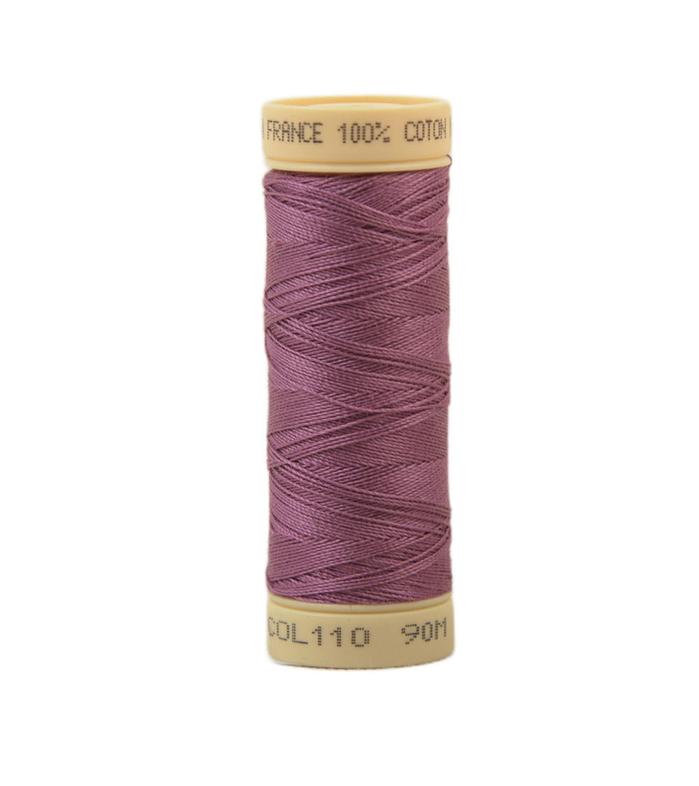 90m cotton thread spool made in France - Begonia pink C110