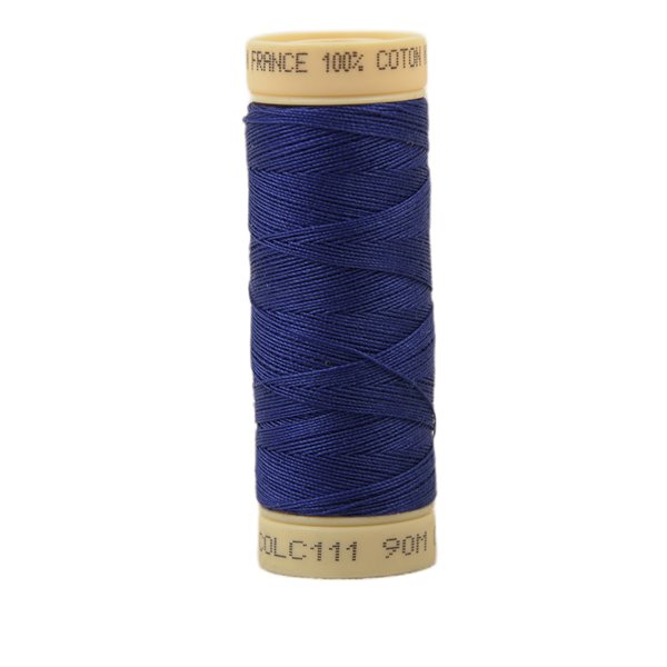 Bobine fil coton 90m fabriqué en France - Bleu berenice C111