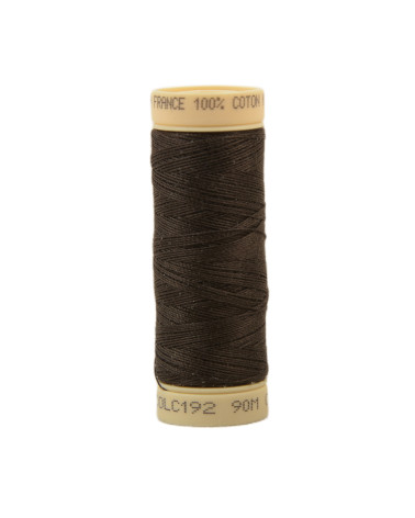 Bobina di filo di cotone da 90 m prodotta in Francia - Cafe C192