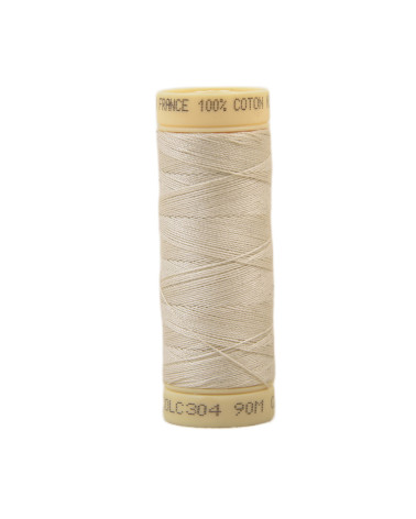 90m cotton thread spool made in France - Shell C304