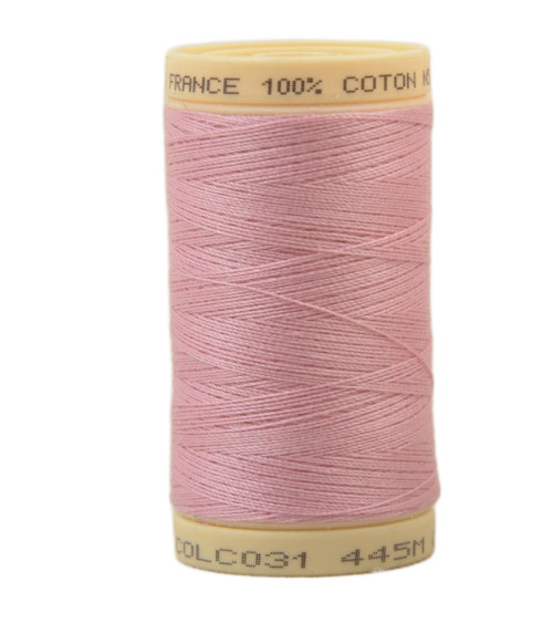 Bobine fil 100% coton made in France 445m - Lilas C31