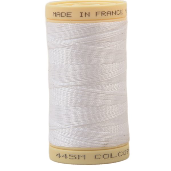 Bobine fil 100% coton made in France 445m - Blanc C99