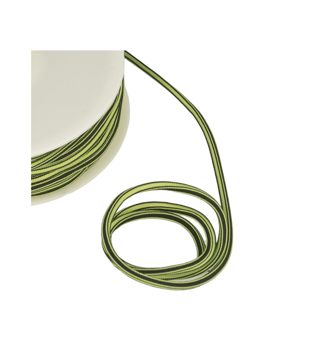 Bobina 25m cordón cuadrado 4mm Verde caqui