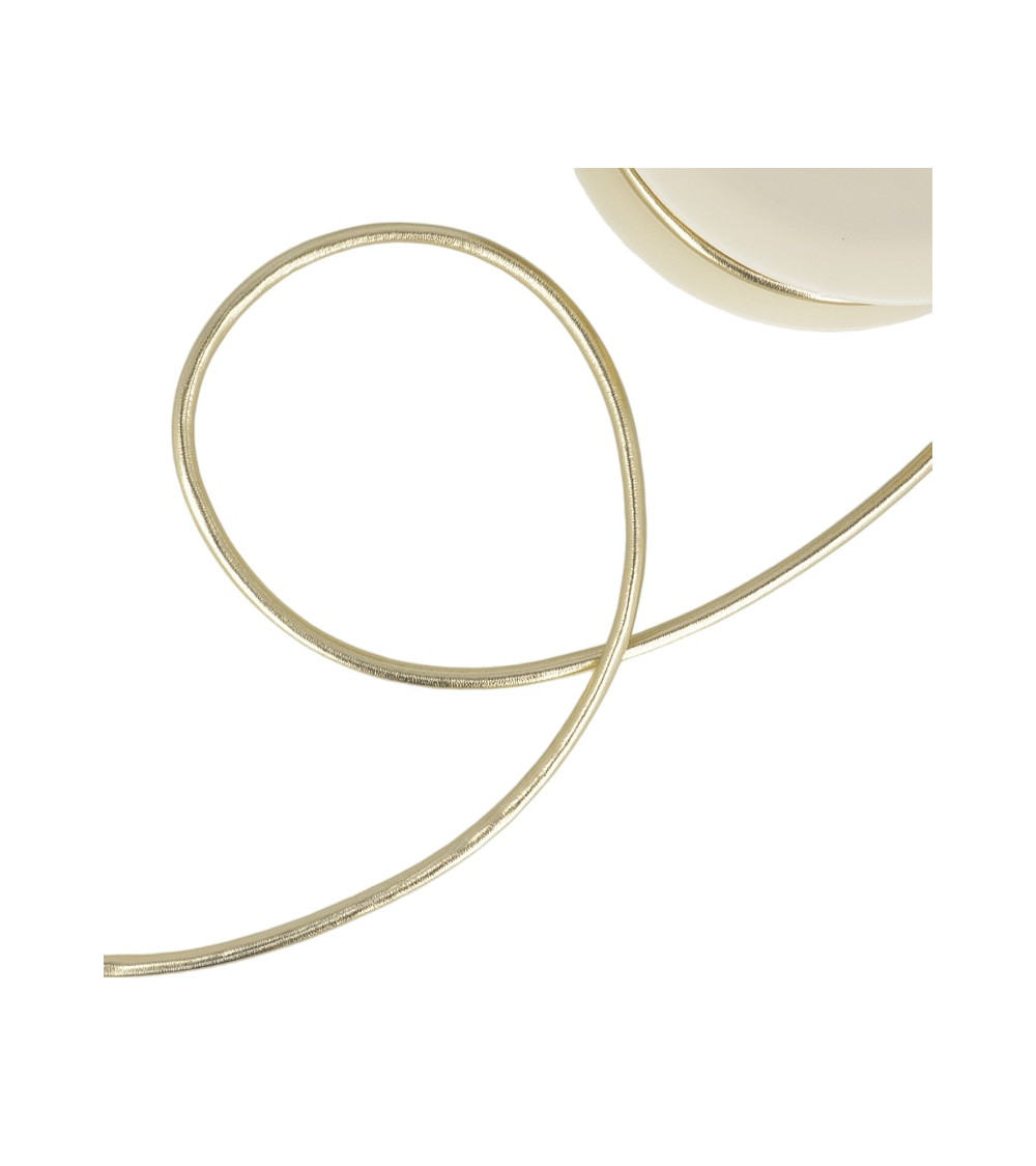 Gold Faux Metal Cord Spool